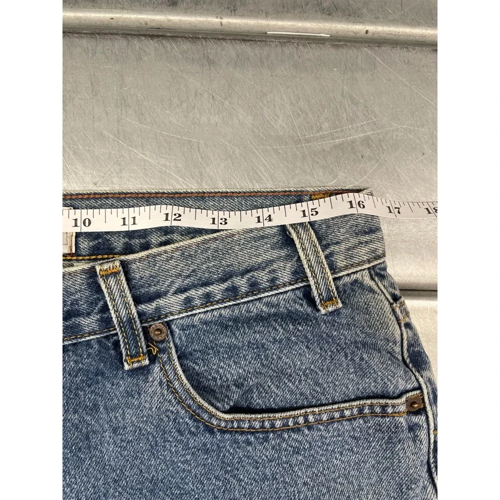 Signature Levis Jeans 33X30‎ Blue Medium Wash Denim Regular Straight 100% Cotton